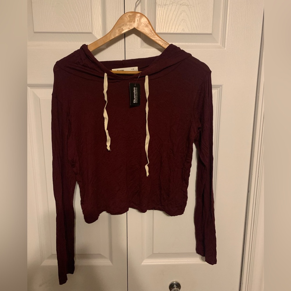 Bluenotes crop hoodie